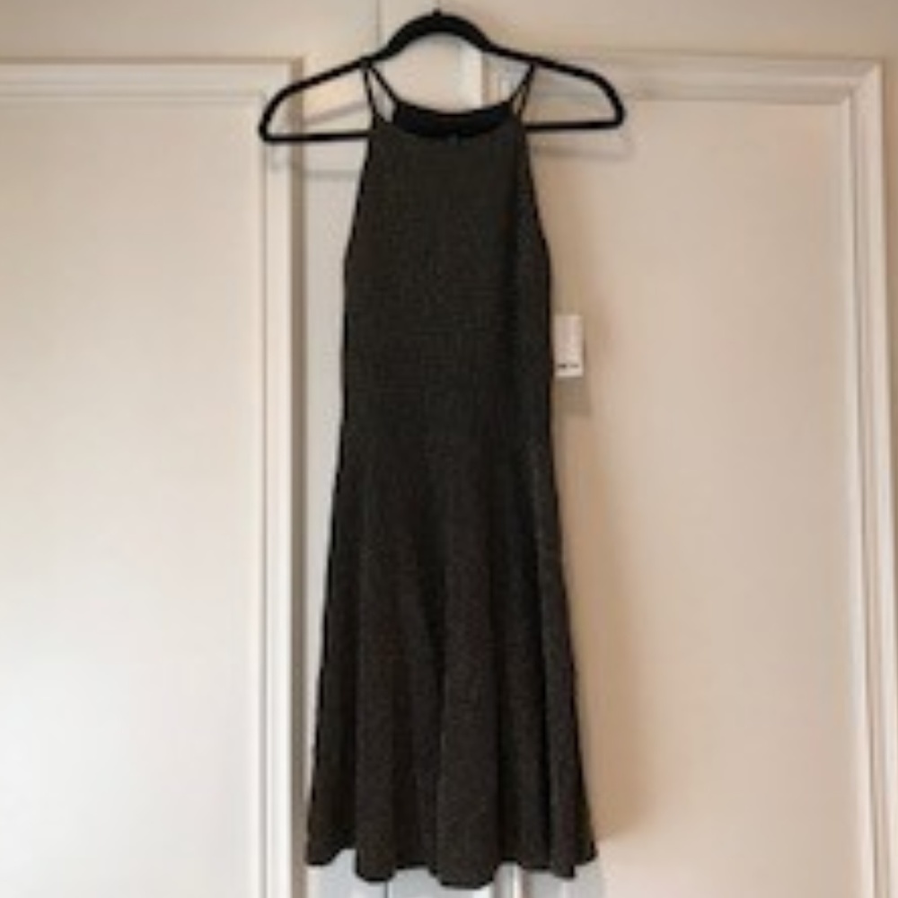 Bar III Gold Glitter Dress